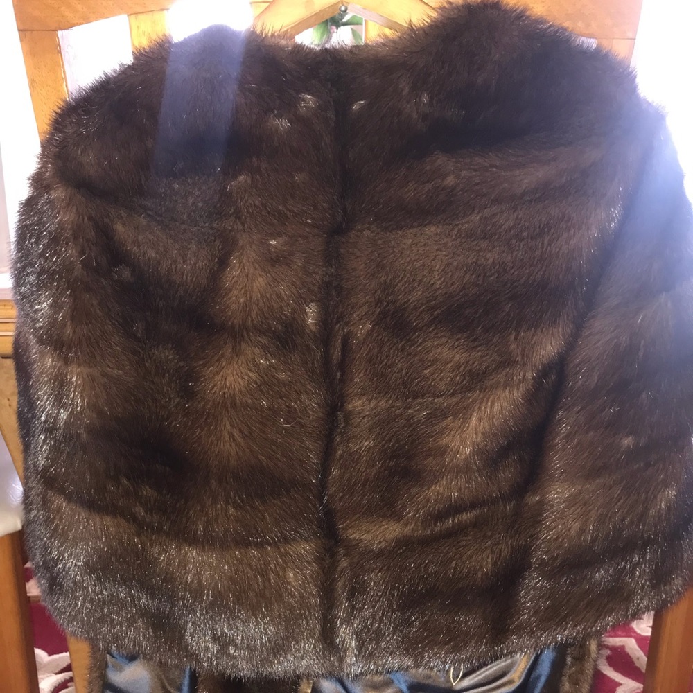 Mink Fur Shawl - image 2